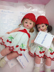 8" Cherry Twins Dolls Madame Alexander Collection 17700 Box 1999 Vintage Bent Knee
