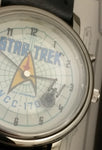Star Trek TOS NCC-1701 Collectible Watch Enterprise Orbits Plays Theme Song Vintage