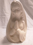 Haegar Madonna planter Virgin Mary nun praying vintage Christianity religion religious figure figurine