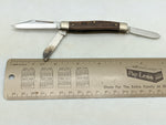 P13 3 Blade Chicago Cutlery Folding Pocket Knife Wood Handle USA