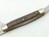 P13 3 Blade Chicago Cutlery Folding Pocket Knife Wood Handle USA