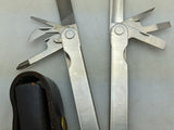 Vintage Leatherman Multi Tool Knife Pliers 1325473 Portland OR Original Leather Case