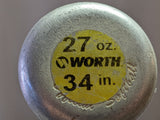 34" 27oz C405 Cryogenic Worth 14" Shell SuperCell EST Softball Bat Alcoa Alcalyte Alloy Metal Blue 34/27