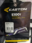 New E100T Easton Tote 2-Bat Glove Bag Baseball Black 885002363595
