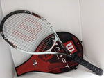 4 3/8 Impact Titanium Wilson Tennis Racquet Racket Bag Black White