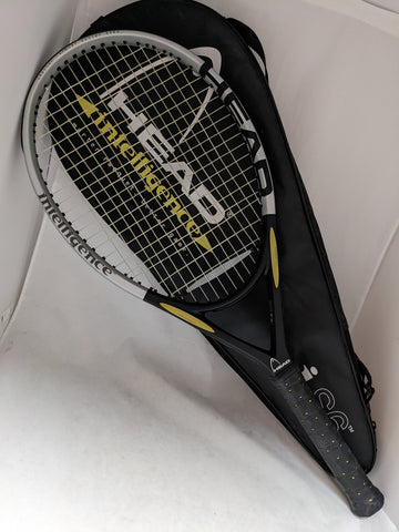 4 1/4 i.S6 Intellifiber Head Tennis Racquet Racket Bag Black Silver