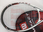 4 1/2 Impact Titanium Wilson Tennis Racquet Racket Bag Black White