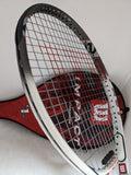 4 1/2 Impact Titanium Wilson Tennis Racquet Racket Bag Black White