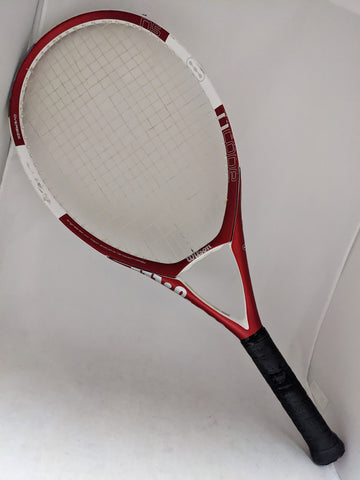 4 1/2 Needs Restrung Ncode N5 Oversize Wilson Tennis Racquet Racket Red White