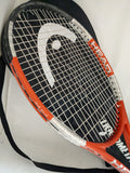 4 1/4 Needs Restrung Liquid Metal Radical Head Tennis Racquet Racket Bag Orange Silver