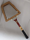 Pancho Gonzales Spaulding Photo Tournament Wood Wooden Tennis Racquet Racket Frame Vintage