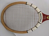 Pancho Gonzales Spaulding Photo Tournament Wood Wooden Tennis Racquet Racket Frame Vintage