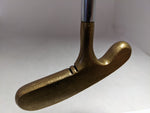 34" 34R Brass Bulls Eye Standard Acushnet USA Putter Golf Club RH/LH