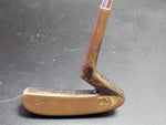 35 1/2" Tom Hill Oak Crest Brass Putter Golf Club RH Right Hand