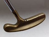 35 1/4" Flange Bulls Eye Brass Acushnet USA Putter Golf Club RH Right Hand