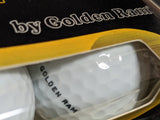 12 Golden Ram Laser No-Cut 1 2 3 4 Golf Balls 3 Sleeve White New NOS Vintage