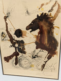 Signed The Pioneers of Israel Salvador Dali  Numbered Aliyah Lithograph Print Framed Art