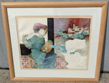 4 Alvar Sunol Allegories of the Arts Suite Signed Numbered Lithograph Print Framed Art