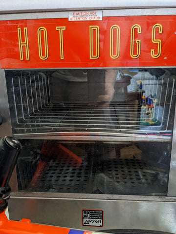DS-1A Wyott Hot Dog Steamer Bun Warmer APW Machine Commercial Lighted Sign Concession Hotdog