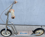 AS-IS [I] BMX Scooter Mags Upright Skate Board Handle Bar Vintage Chrome sidekick miniscoot