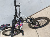 20" Byte 7 Speed Mongoose MTB Mountain Bike Black Wheels 20-inch Bicycle Kids Youth