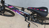 20" Byte 7 Speed Mongoose MTB Mountain Bike Black Wheels 20-inch Bicycle Kids Youth