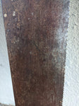 Four Hand Saw Disston for Art Wood Handle Cabin Decor Antique Vintage Rustic