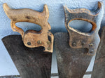 Four Hand Saw Disston for Art Wood Handle Cabin Decor Antique Vintage Rustic