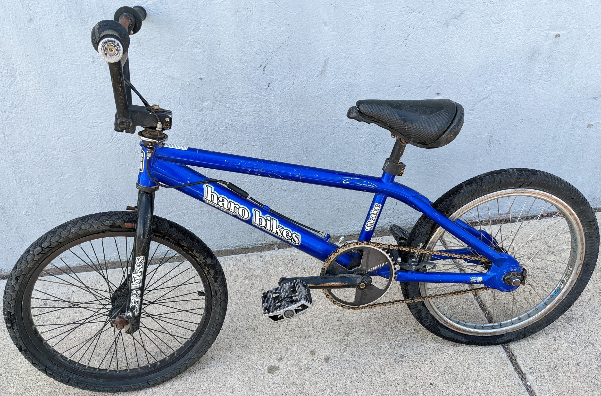 AS-IS Flair Dave Mirra Haro Blue BMX Vintage Fusion Crank
