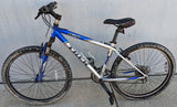AS-IS 16" 40.5 820 ST Trek Bike Bicycle Mountain Silver Blue Shimano MTB