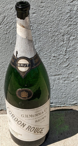 23" Cordon Rouge GH Mumm Empty Huge Wine Champagne Celebration Bottle 6L Brut Bar Display