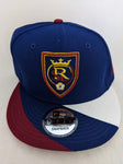 NEW Real Salt Lake Soccer New Era 9Fifty Snapback Adjustable Size Hat Baseball Cap