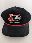 Justin Boot Company Black Snapback MHC Hat Baseball Cap