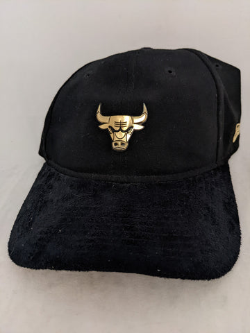 Chicago Bulls NBA Gold Bull Logo New Era 9Twenty Buckle Adjustable Jordan  Hat Baseball Cap