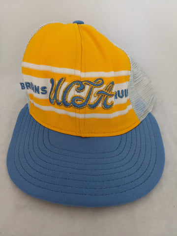 UCLA Bruins Large AJD USA Vintage Snapback Trucker Hat Baseball Cap AS-IS