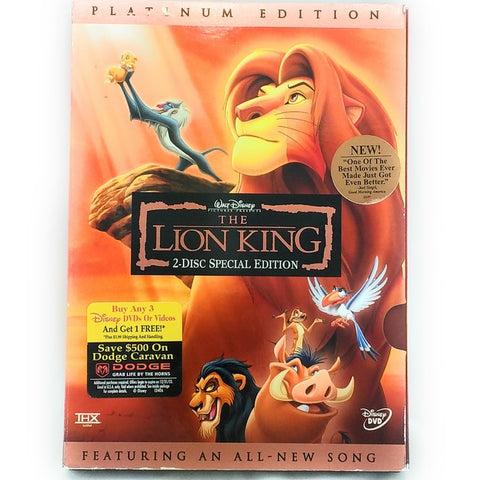 Lion King Platinum 2-Disc Special Edition
