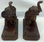 Nuart 1931 NYC Elephant Bookends Book Ends Metal