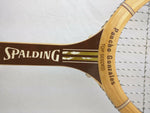 "S"TOP SEEDED Spalding Pancho Gonzales Vintage Ash Wood Tennis Racquet NEW 4 5/8