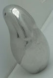 Bunny HAGEN MID-CENTURY CHROME ART SCULPTURE Rabbit Paperweight Leo Schimanszky