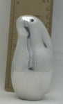 Bunny HAGEN MID-CENTURY CHROME ART SCULPTURE Rabbit Paperweight Leo Schimanszky