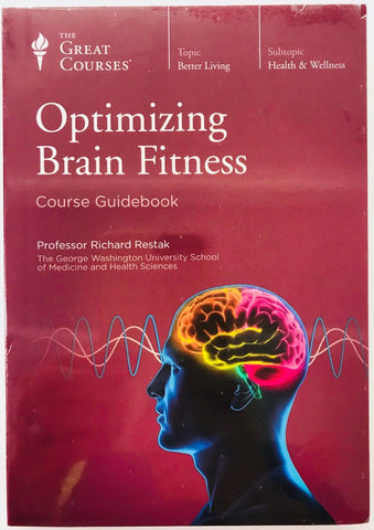 The Great Courses~OPTIMIZING BRAIN FITNESS~2 DVD's 12 Lectures w/Guidebook