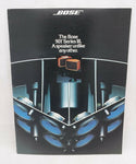 Bose 901 Series III 3 Speaker Sales BOOKLET pamphlet book guide manual AD 1976
