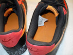 NIKE AIR FORCE 1 PREMIUM 08 VARSITY RED BLACK MANDARIN ANTHRACITE  US 11  EUR 45