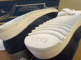 VANS Vintage Big V Blue 1983 New Serio Running Shoes 16 17 17.5 B C Width Narrow