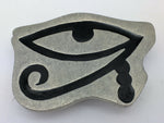 Egyptian Eye of Ra Horus Udjat King Tut Tutankhamun Belt Buckle Egypt Signed RL