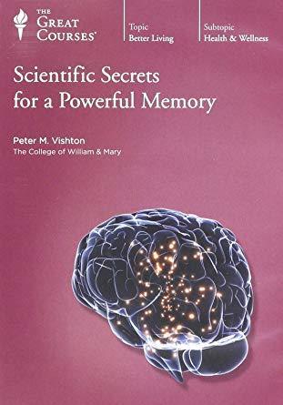 The Great Courses: Scientific Secrets for a Powerful Memory DVD Teaching NEW
